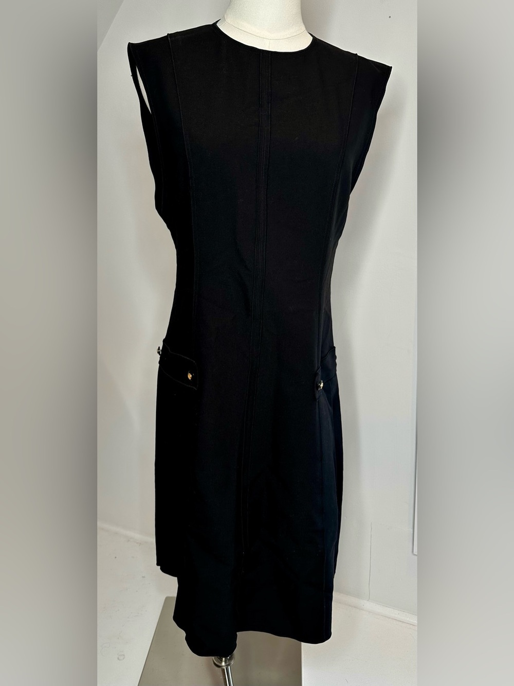 EP Yaying Black Fit & Flare Wool Blend Dress US 6